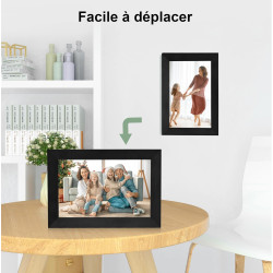 Veidoo Frameo 10 1 Pouces 32GB WiFi Cadre Photo Numérique 1280x800 HD IPS Tactile Rotation Auto Musique Horloge Partagez Photos 