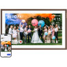 ARZOPA Cadres Photo Numérique 15,6 Pouces Stockage Cloud Gratuit et Illimité FHD Écran Tactile Partage à Distance Photos Vidéos 