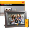 KODAK Cadre Photo Numérique WiFi 10,1 Pouces,Cadre Photo Electronique avec 32Go de Mémoire, Écran Tactile HD 1280x800 IPS pour P