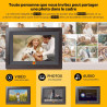 KODAK Cadre Photo Numérique WiFi 10,1 Pouces,Cadre Photo Electronique avec 32Go de Mémoire, Écran Tactile HD 1280x800 IPS pour P