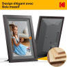 KODAK Cadre Photo Numérique WiFi 10,1 Pouces,Cadre Photo Electronique avec 32Go de Mémoire, Écran Tactile HD 1280x800 IPS pour P
