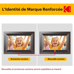 KODAK Cadre Photo Numérique WiFi 10,1 Pouces,Cadre Photo Electronique avec 32Go de Mémoire, Écran Tactile HD 1280x800 IPS pour P