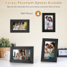 Vicloon Cadre Photo Numérique 7 Pouces avec Télécommande, 32 Go Stockage, Cadre Photo Électronique, Écran HD 1024x600 IPS, Suppo