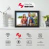 AKImart Frameo Cadre Photo numérique WiFi 32 Go Cadre Photo numérique 10,1" 1280 x 800 IPS Écran Tactile LCD Smart Cloud Cadre P