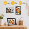 FRAMEO Cadre Photo numérique Intelligent WiFi Cloud 10,1" HD 1280 x 800 IPS Écran Tactile Cadre numérique avec 16 Go de Stockage