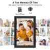 FRAMEO Cadre Photo numérique Intelligent WiFi Cloud 10,1" HD 1280 x 800 IPS Écran Tactile Cadre numérique avec 16 Go de Stockage