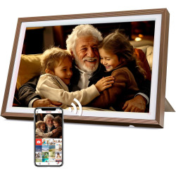 Cadre Photo Numérique 32 Go, écran Tactile WiFi 10,1 Pouces, HD 1280 x 800 IPS, Rotation Automatique, Partage De Photos à Tout M