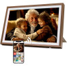 Cadre Photo Numérique 32 Go, écran Tactile WiFi 10,1 Pouces, HD 1280 x 800 IPS, Rotation Automatique, Partage De Photos à Tout M