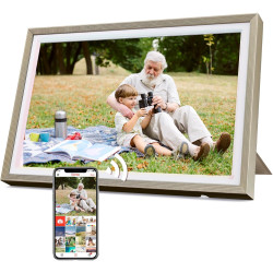 Cadre photo numérique 32 go, écran tactile wi-fi 10,1 pouces, hd 1280 x 800 ips, rotation automatique, partage de photos à tout 