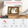Cadre Photo Numérique Fine Life Pro 10,1 Pouces Wi-FI 32 Go 1280 x 800 HD IPS Écran Tactile Smart Cloud, Rotation Automatique, P