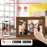 Cadre Photo Numérique Fine Life Pro 10,1 Pouces Wi-FI 32 Go 1280 x 800 HD IPS Écran Tactile Smart Cloud, Rotation Automatique, P