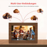 Cadre Photo Numérique Fine Life Pro 10,1 Pouces Wi-FI 32 Go 1280 x 800 HD IPS Écran Tactile Smart Cloud, Rotation Automatique, P