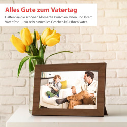 Cadre Photo Numérique Fine Life Pro 10,1 Pouces Wi-FI 32 Go 1280 x 800 HD IPS Écran Tactile Smart Cloud, Rotation Automatique, P