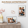 Dragon Touch Cadre Photo Numérique WiFi 15,6 Pouces - Cadre Photo Électronique avec 32 Go de Stockage, Écran Tactile FHD 1080P, 