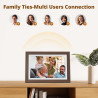 Dragon Touch Cadre Photo Numérique WiFi, 10" IPS Écran Tactile Electronics Digital Frame Album, 32 Go de Stockage, Rotation Auto