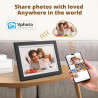 Dragon Touch Cadre Photo Numérique WiFi, 10" IPS Écran Tactile Electronics Digital Frame Album, 32 Go de Stockage, Rotation Auto