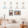 Dragon Touch Cadre Photo Numérique WiFi, 10" IPS Écran Tactile Electronics Digital Frame Album, 32 Go de Stockage, Rotation Auto