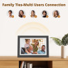 Dragon Touch Cadre Photo Numérique WiFi, 10" IPS Écran Tactile Electronics Digital Frame Album, 32 Go de Stockage, Rotation Auto