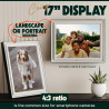 PixStar LUX Cadre photo numérique 17 pouces