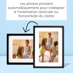 Cadre Skylight : Cadre Photo numérique WiFi 10 Pouces, Email, Photos de n'importe où, écran Tactile