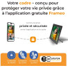 Denver PFF-1024BMK2 Cadre Photo numérique Wi-FI FRAMEO 10,1 Pouces, écran Tactile IPS 1280 x 800, mémoire 16 Go, Application iOS