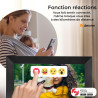 Denver PFF-1024BMK2 Cadre Photo numérique Wi-FI FRAMEO 10,1 Pouces, écran Tactile IPS 1280 x 800, mémoire 16 Go, Application iOS