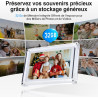 Cadre Photo Numérique, Rollei Smart Frame WiFi 109 10,1 Pouces 1280x800 IPS Écran Tactile Mémoire Intégrée 32Go Partage Photos e