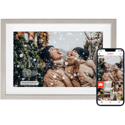 Cadre Photo Numérique, Rollei Smart Frame WiFi 108 10,1 Pouces 1280x800 IPS Écran Tactile Mémoire Intégrée 32Go Partage Photos e
