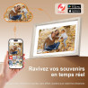Cadre Photo Numérique, Rollei Smart Frame WiFi 108 10,1 Pouces 1280x800 IPS Écran Tactile Mémoire Intégrée 32Go Partage Photos e