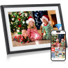 Cadre Photo Numérique, Rollei Smart Frame WiFi 107 10,1 Pouces 1280x800 IPS Écran Tactile Mémoire Intégrée 32Go Partage Photos e