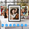Cadre Photo Numérique, Rollei Smart Frame WiFi 107 10,1 Pouces 1280x800 IPS Écran Tactile Mémoire Intégrée 32Go Partage Photos e