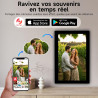 Cadre Photo Numérique Rollei Smart Frame WiFi 210 21,5 Frameo Cadres Photo Numerique Connecté 1920x1080 IPS Écran Tactile 16Go p