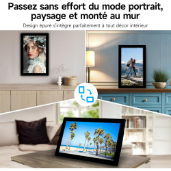 Cadre Photo Numérique Rollei Smart Frame WiFi 210 21,5 Frameo Cadres Photo Numerique Connecté 1920x1080 IPS Écran Tactile 16Go p