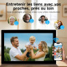 Cadre Photo Numérique Rollei Smart Frame WiFi 210 21,5 Frameo Cadres Photo Numerique Connecté 1920x1080 IPS Écran Tactile 16Go p