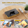 KODAK Cadre Photo Numérique, Cadre Numérique Photo WiFi 10 Pouces, Batterie Intégrée de 4000mAh, Mémoire de 32 Go, Écran Tactile