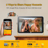 KODAK Cadre Photo Numérique, Cadre Numérique Photo WiFi 10 Pouces, Batterie Intégrée de 4000mAh, Mémoire de 32 Go, Écran Tactile