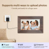 Cadre Photo Numérique, BWJBSW 7 Pouces WiFi IPS Écran Tactile Cadre Photo Électronique, 32Go Stockage, Cadre Numerique Partager 