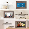 Cadre Photo Numérique, BWJBSW 7 Pouces WiFi IPS Écran Tactile Cadre Photo Électronique, 32Go Stockage, Cadre Numerique Partager 