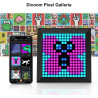 Divoom Pixoo - Cadre Photo numérique Pixel Art avec lumière d'ambiance de 22 cm, Commande par Application, réveil Intelligent LE