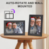 Hesmor Cadre Photo numérique WiFi, Cadre Photo numérique de 10,1 Pouces, écran Tactile LCD IPS 1280 x 800, Rotation Automatique,