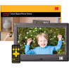 Kodak Cadre Photo numérique de 7 Pouces - Écran IPS - Lecteur Photo/Musique/vidéo/Calendrier/Alarme, Prise en Charge USB ou Cart