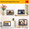 Kodak Cadre Photo numérique de 7 Pouces - Écran IPS - Lecteur Photo/Musique/vidéo/Calendrier/Alarme, Prise en Charge USB ou Cart