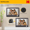 Kodak Cadre Photo numérique de 7 Pouces - Écran IPS - Lecteur Photo/Musique/vidéo/Calendrier/Alarme, Prise en Charge USB ou Cart