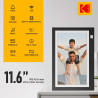 Cadre Photo numérique WiFi, HD, 1366 x 768 Kodak Touch, Cadre Photo électronique Intelligent avec mémoire de 32 Go