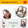 Cadre Photo numérique WiFi, HD, 1366 x 768 Kodak Touch, Cadre Photo électronique Intelligent avec mémoire de 32 Go