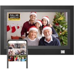 Cadre Photo numérique WiFi HD 1920 x 1080 Kodak Touch Cadre Photo électronique Intelligent 11,6" avec mémoire de 32 Go