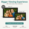 XORO Cadre Photo numérique WiFi de 11 ", écran Tactile IPS HD 1280 x 800, mémoire 16 Go, Rotation Automatique, partagez instanta