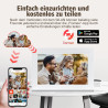 Frameo Cadre photo numérique, Wi-Fi, 10,1 ", écran tactile IPS 1280 x 800, rotation automatique de 32 Go, partagez des photos et
