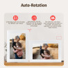 Frameo Cadre photo numérique, Wi-Fi, 10,1 ", écran tactile IPS 1280 x 800, rotation automatique de 32 Go, partagez des photos et