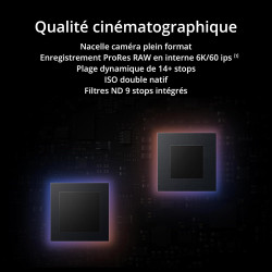 DJI Ronin 4D 6K, Stab. 4 Axes comparable à Celle d'un Chariot, Conception modulaire hautement intégrée, caméra nacelle Plein For